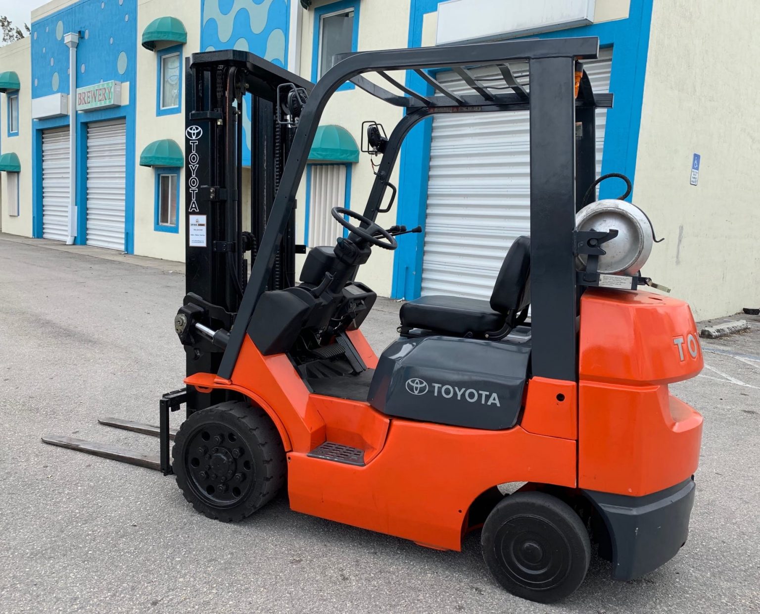 Toyota Forklift Model 7FGCU25 Lift Parts & Export Florida